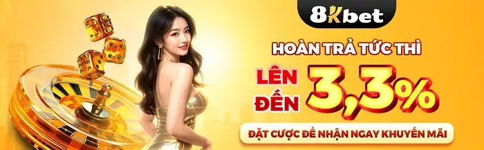 Live casino 8KBET sắc nét